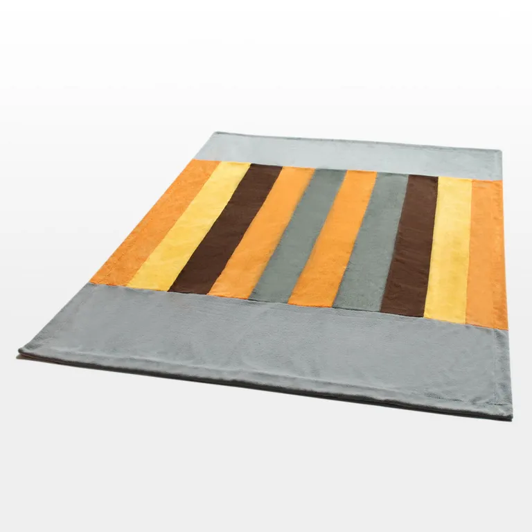 Onitiva - New Hope - Soft Coral Fleece Patchwork Throw Blanket (59 by 78.7 inches) Photo 3
