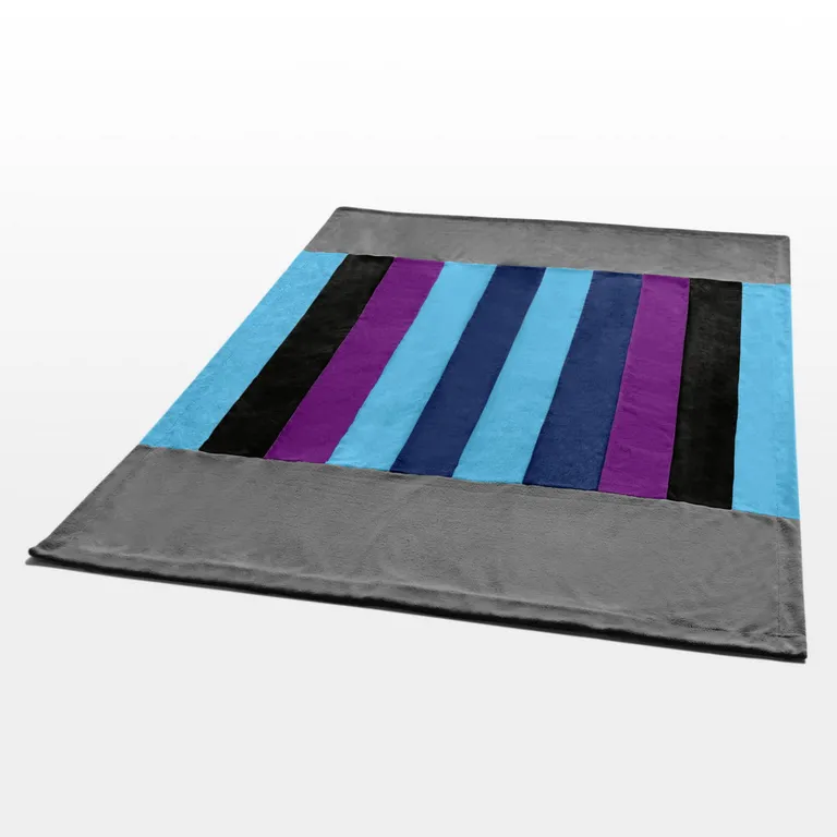 Onitiva - Pattaya Beach - Soft Coral Fleece Patchwork Throw Blanket (59 by 78.7 inches) Photo 3