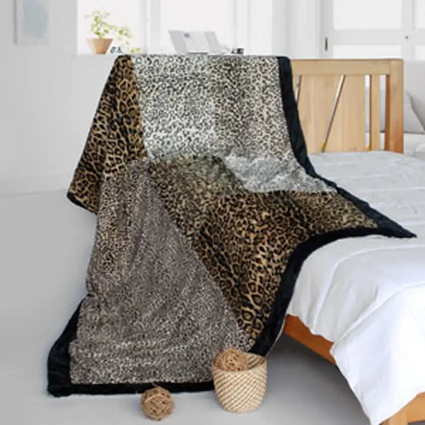 Onitiva - Sex And The City -  Animal Style Patchwork Throw Blanket (61 by 86.6 inches) Photo 2