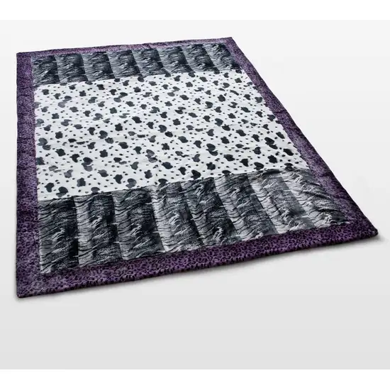 Onitiva - Tasteful Life -A -  Patchwork Throw Blanket (86.6 by 63 inches) Photo 3