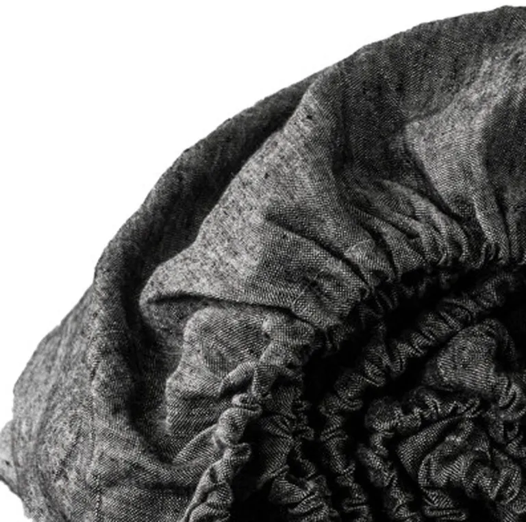 Onyx Linen California King Fitted Sheet Photo 4