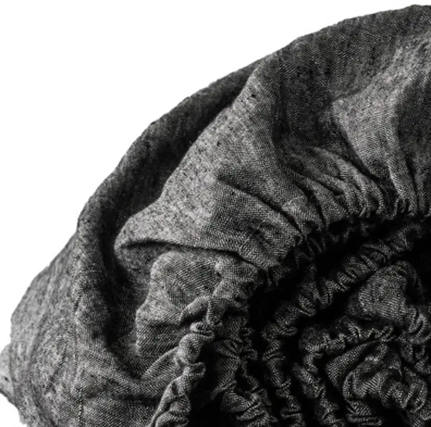 Onyx Linen California King Fitted Sheet Photo 4