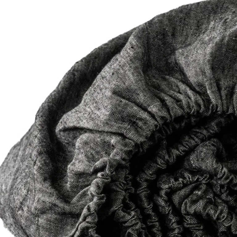 Onyx Linen Full Double Fitted sheet Photo 2