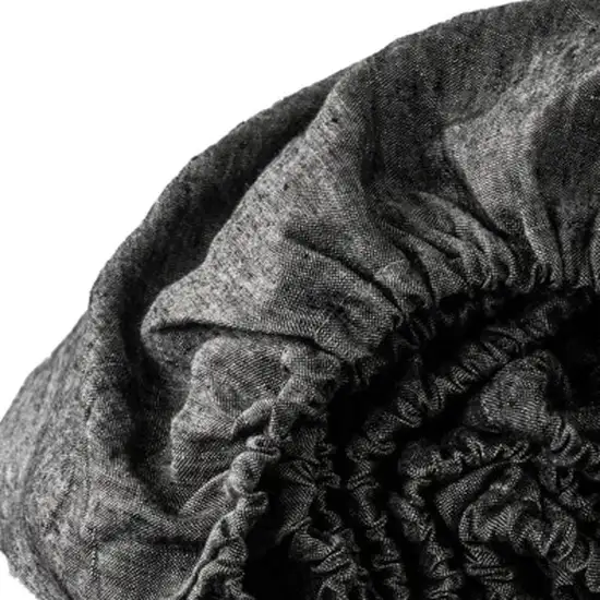 Onyx Linen Full Double Fitted sheet Photo 2