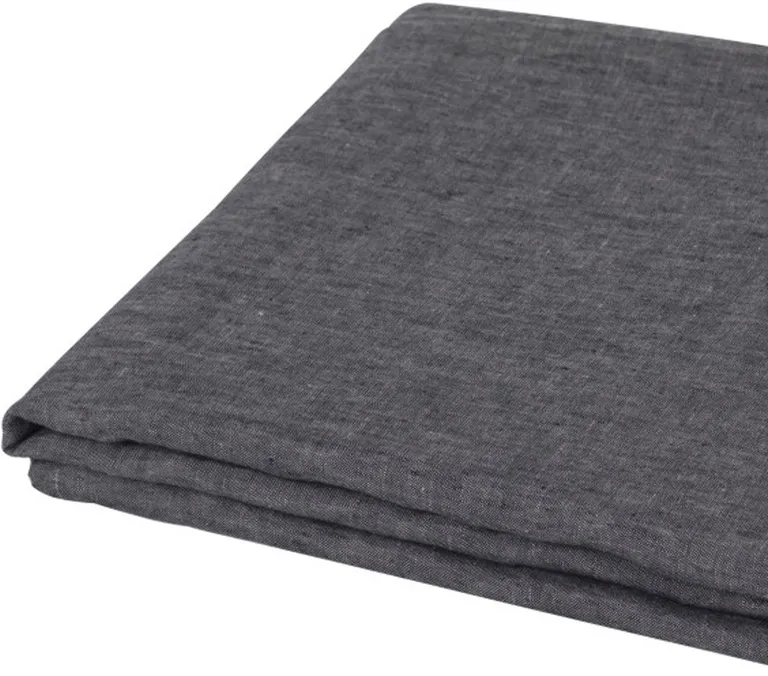 Onyx Linen Full Double Flat Sheet Photo 4