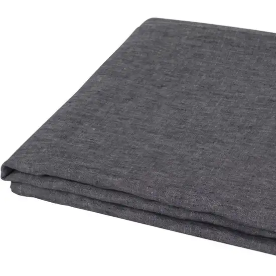 Onyx Linen Full Double Flat Sheet Photo 4