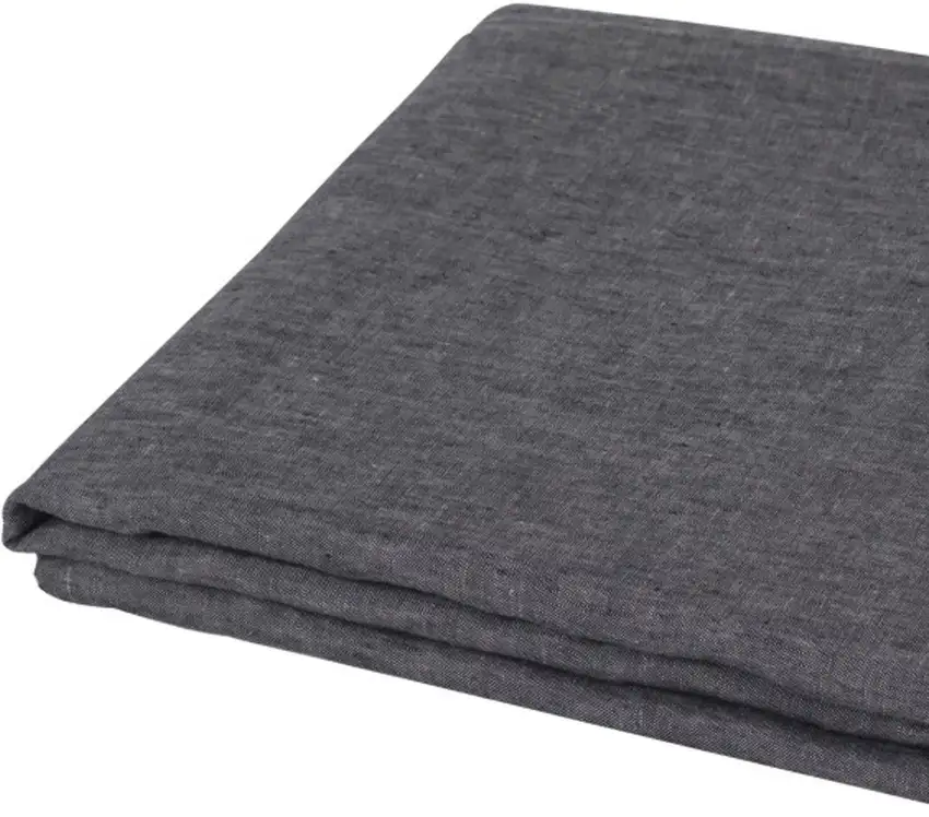 Onyx Linen Full Double Flat Sheet Photo 4