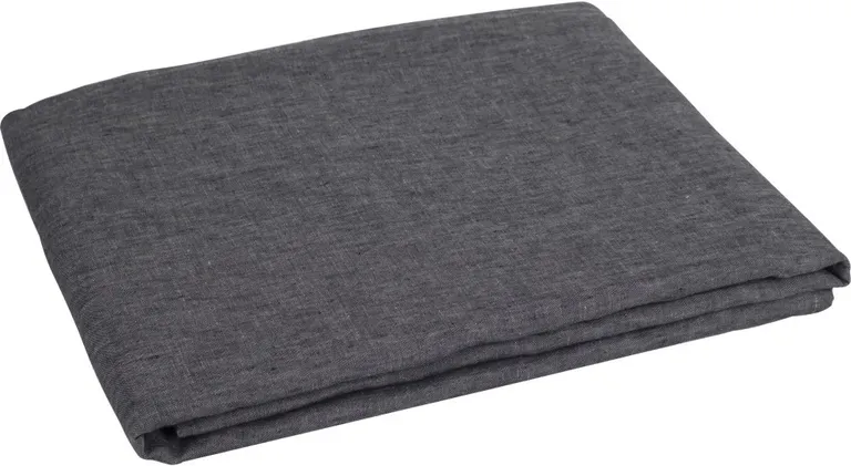 Onyx Linen King Flat Sheet Photo 3