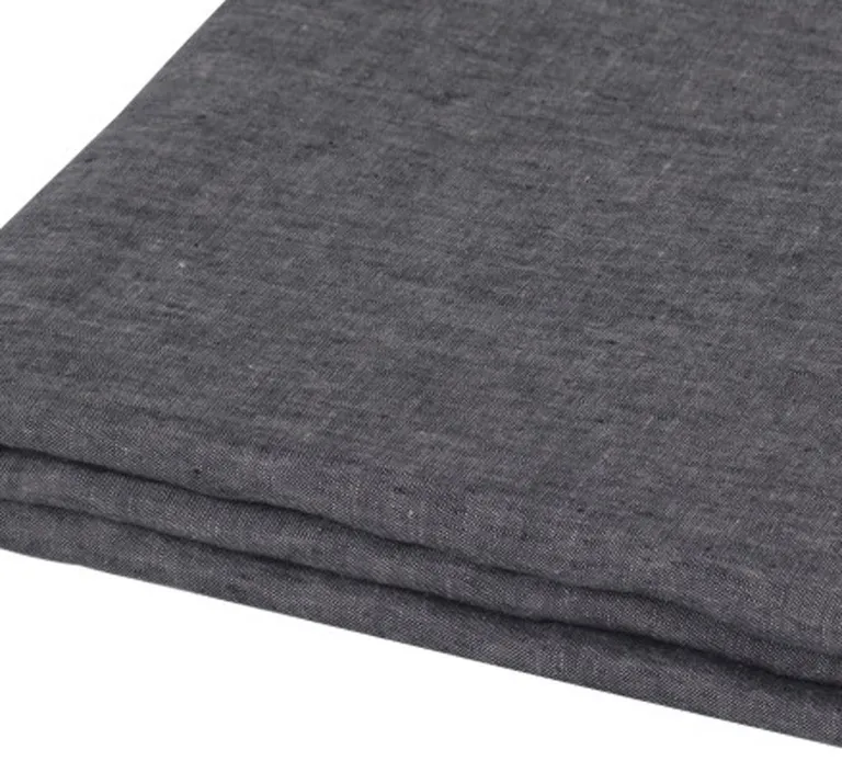 Onyx Linen King Flat Sheet Photo 4