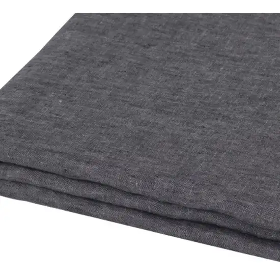 Onyx Linen King Flat Sheet Photo 4