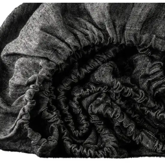Onyx Linen Twin Fitted sheet Photo 2