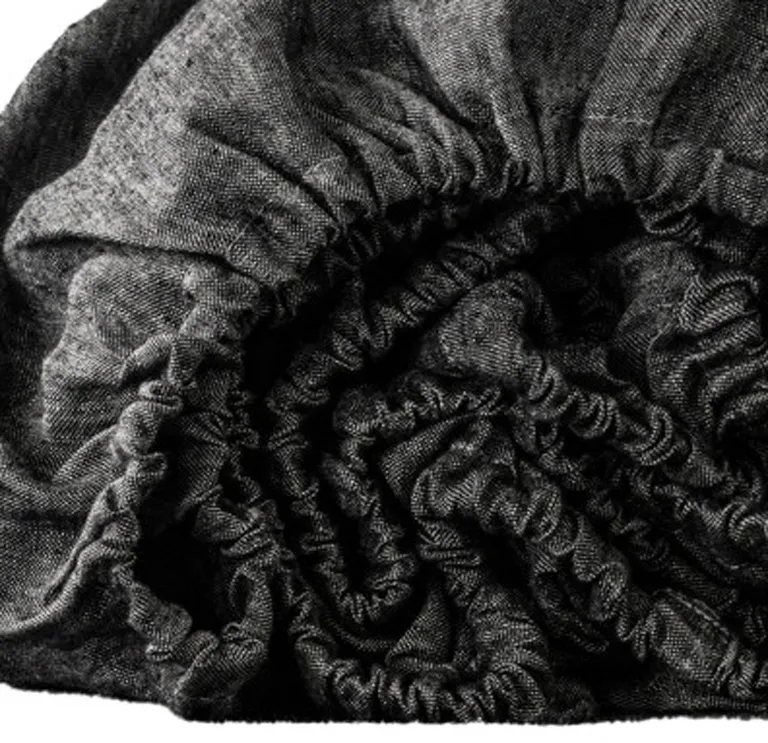 Onyx Linen Twin Fitted sheet Photo 2
