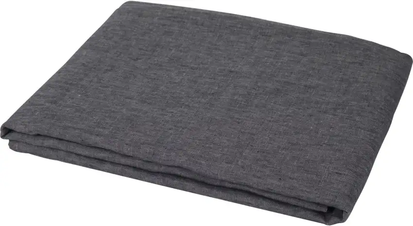 Onyx Linen Twin Flat Sheet Photo 1