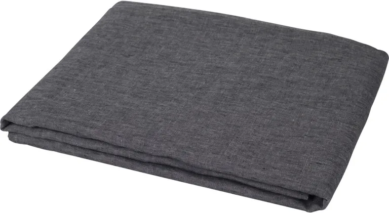 Onyx Linen Twin Flat Sheet Photo 1