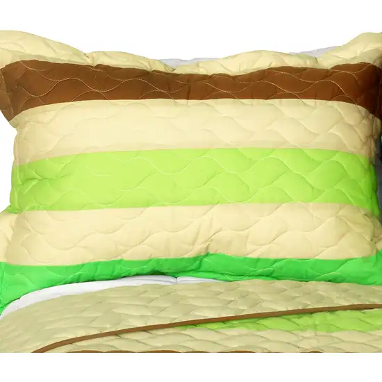 Over the Rainbow -  3PC Patchwork Quilt Set (Full/Queen Size) Photo 2