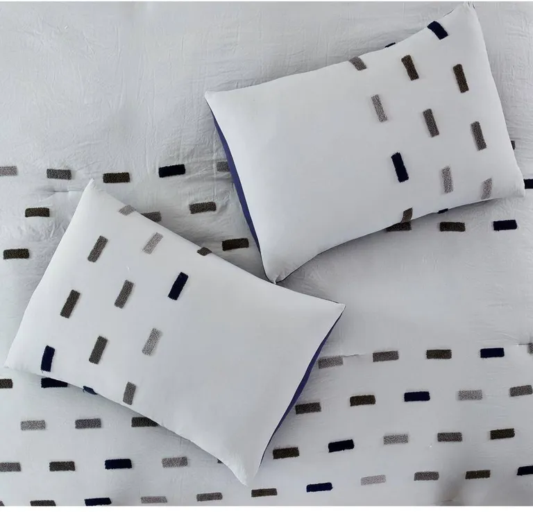 Owen 4 Piece Microfiber King Comforter Set, Pattern, The Urban Port Photo 4