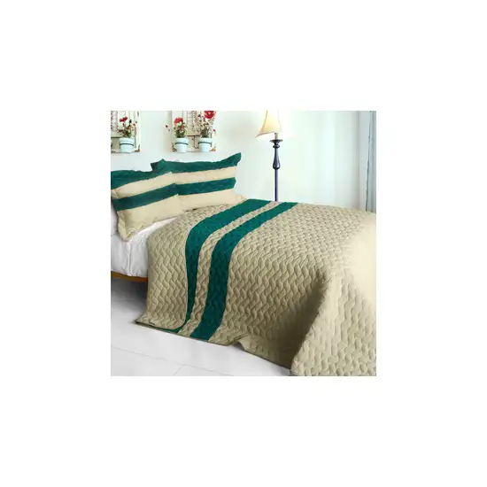 Painter of Wind -  3PC Patchwork Quilt Set (Full/Queen Size) Photo 1