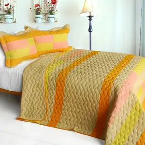 Photo of Piece Together Memories - 3PC Patchwork Quilt Set (Full/Queen Size)