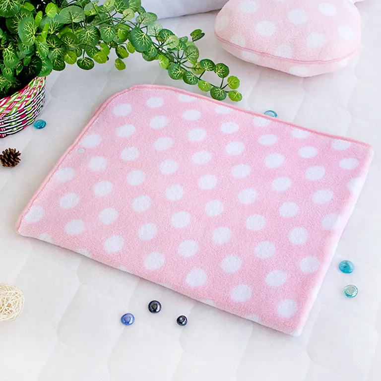 Pink Bow - Fleece Throw Blanket Pillow Cushion / Travel Pillow Blanket (29.5 by 35.4 inches) Photo 2