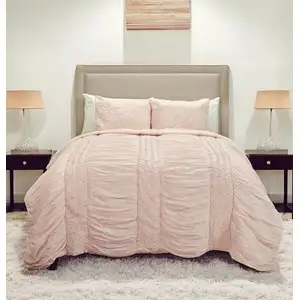 Photo of King 100% Cotton 300 Thread Count Machine Washable Down Alternative Comforter