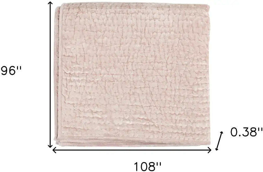 Pink King Polyester Thread Count Machine Washable Down Alternative Comforter Photo 5