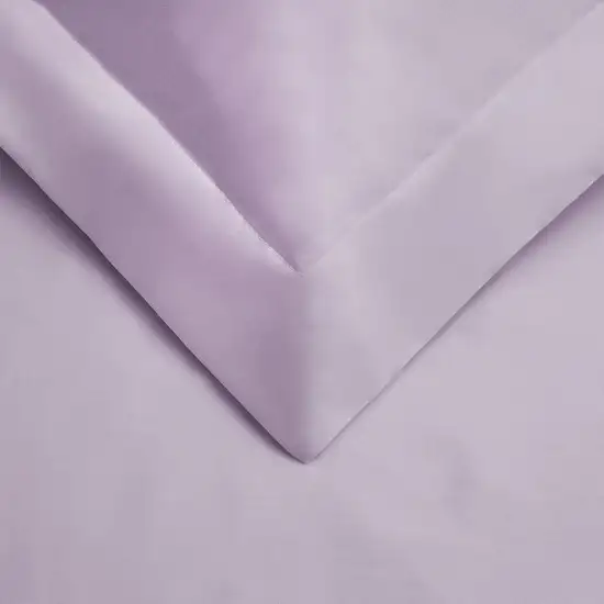 Pink Lavender Queen Cotton Blend 300 Thread Count Washable Duvet Cover Set Photo 3