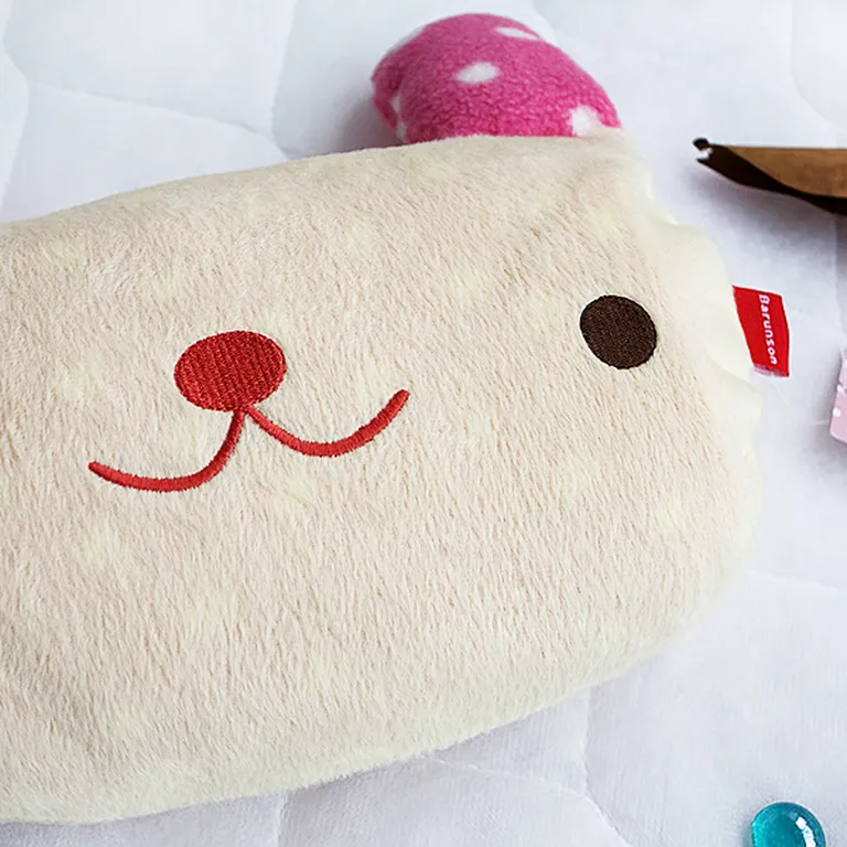 Pink Rabbit - Fleece Throw Blanket Pillow Cushion / Travel Pillow Blanket (37 by 51.2 inches) Photo 2