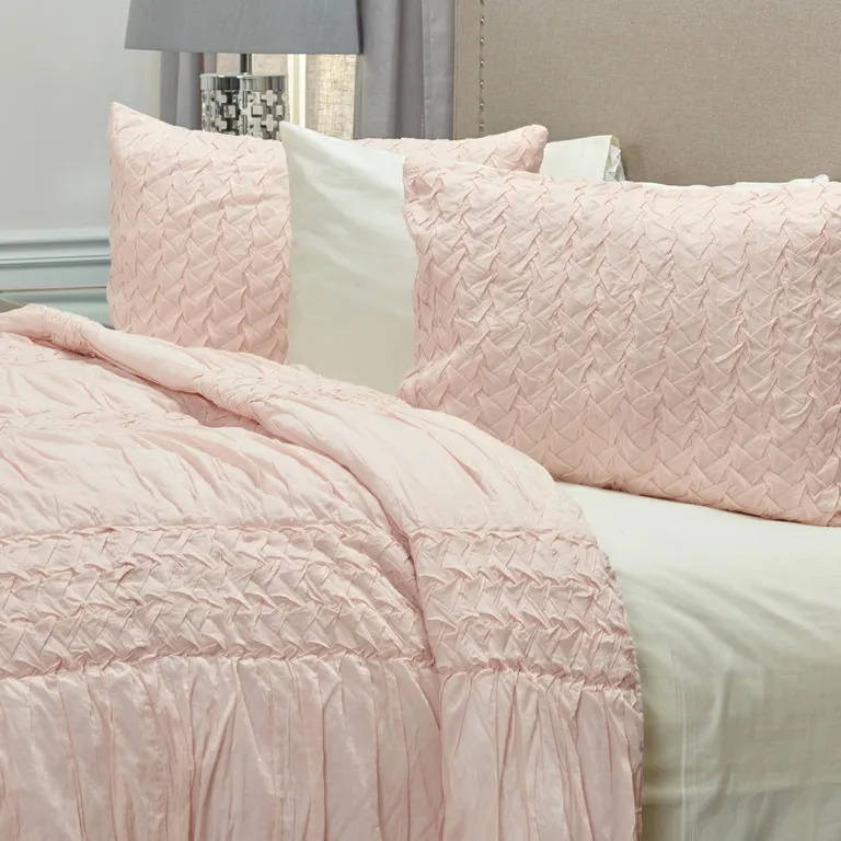 Twin 100% Cotton 300 Thread Count Machine Washable Down Alternative Comforter Photo 2