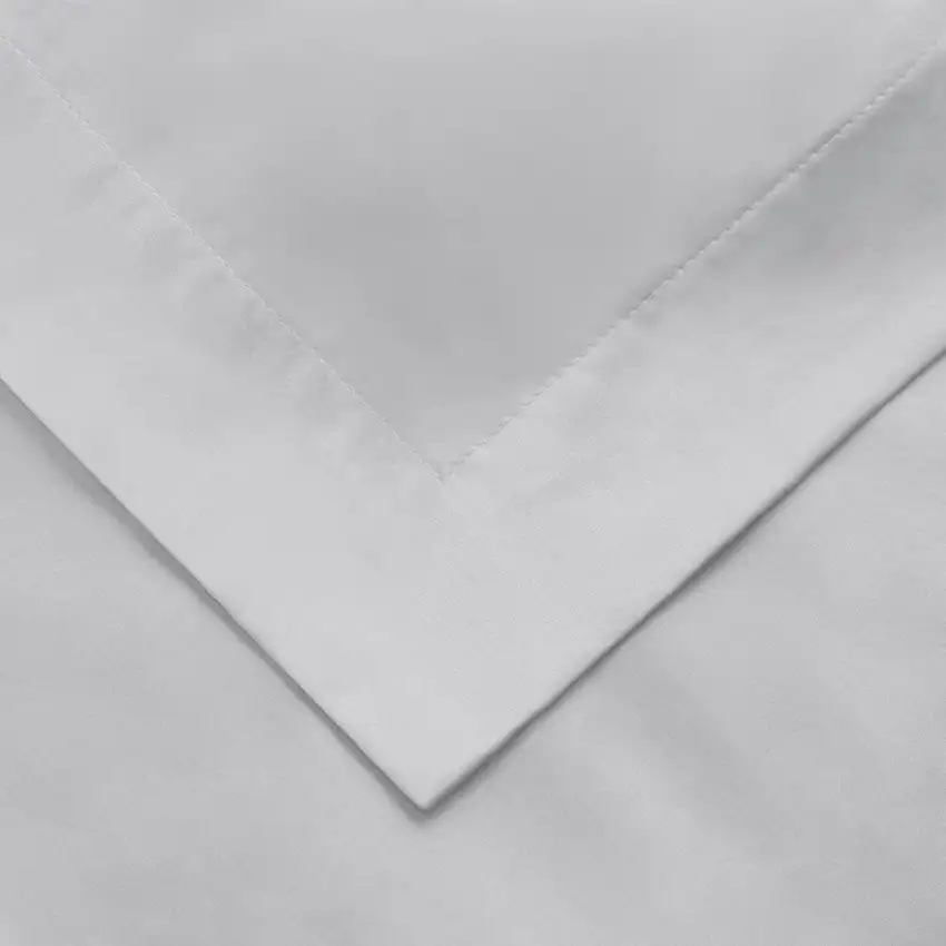 Platinum Queen Cotton Blend Washable Duvet Cover Set Photo 5