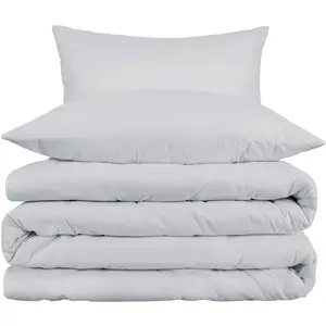 Photo of Platinum Queen Cotton Blend Washable Duvet Cover Set