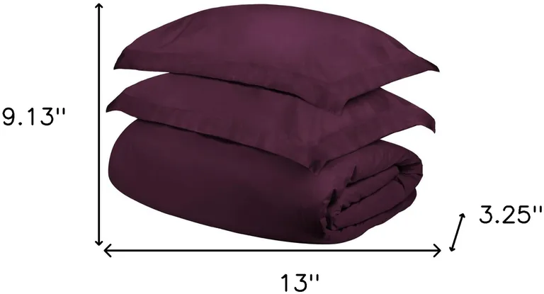 Cotton Blend 400 Thread Count Washable Duvet Cover Set Photo 5
