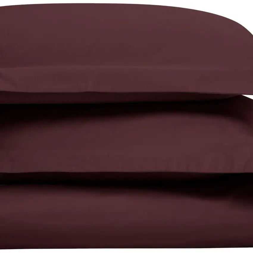 Plum King Cotton Blend Washable Duvet Cover Set Photo 1