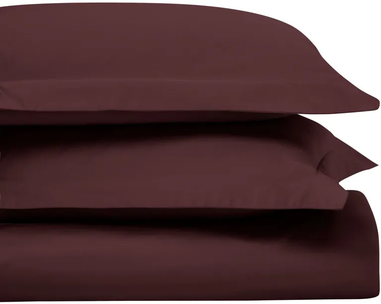 Plum King Cotton Blend Washable Duvet Cover Set Photo 2