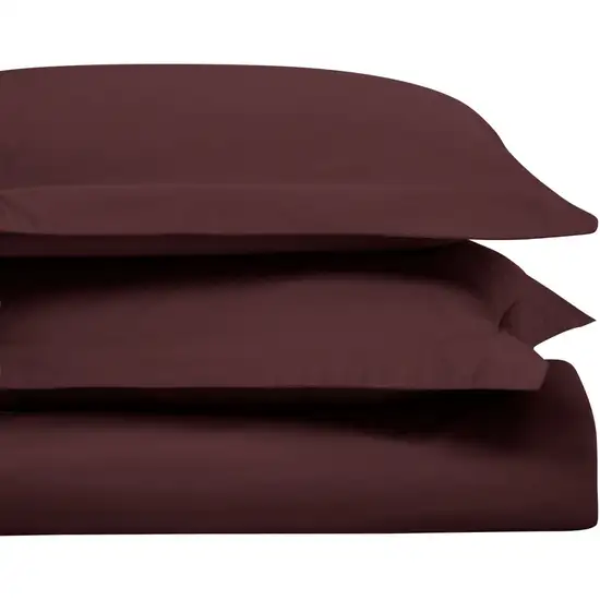 Plum King Cotton Blend Washable Duvet Cover Set Photo 2