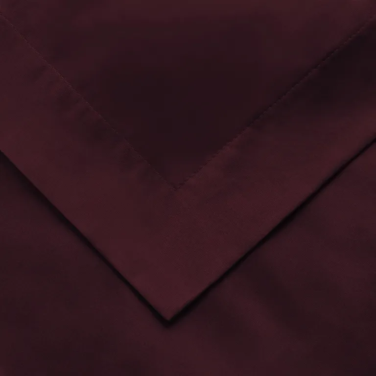 Plum Queen Cotton Blend 650 Thread Count Washable Duvet Cover Set Photo 3