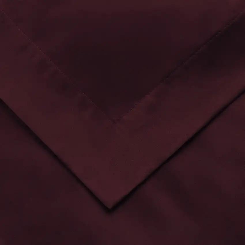 Plum Queen Cotton Blend 650 Thread Count Washable Duvet Cover Set Photo 3