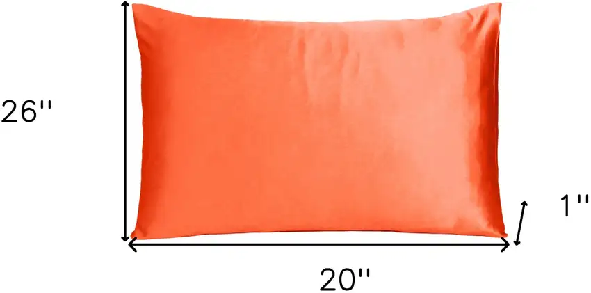 Poppy Dreamy Set Of 2 Silky Satin Standard Pillowcases Photo 8