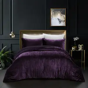 Photo of Purple Queen Polyester 180 Thread Count Washable Down Comforter Set