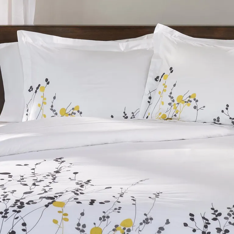 Queen 100% Cotton 200 Thread Count Washable Duvet Cover Set Photo 4