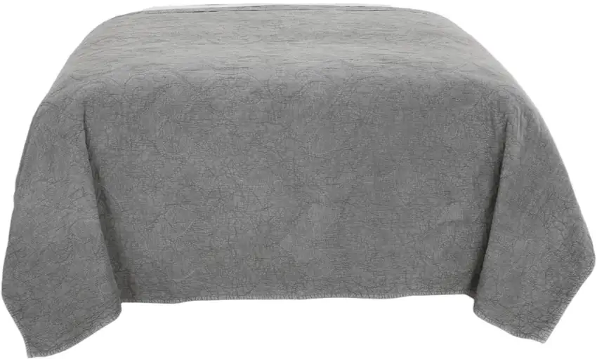Gray Damask Queen Quilt Photo 2