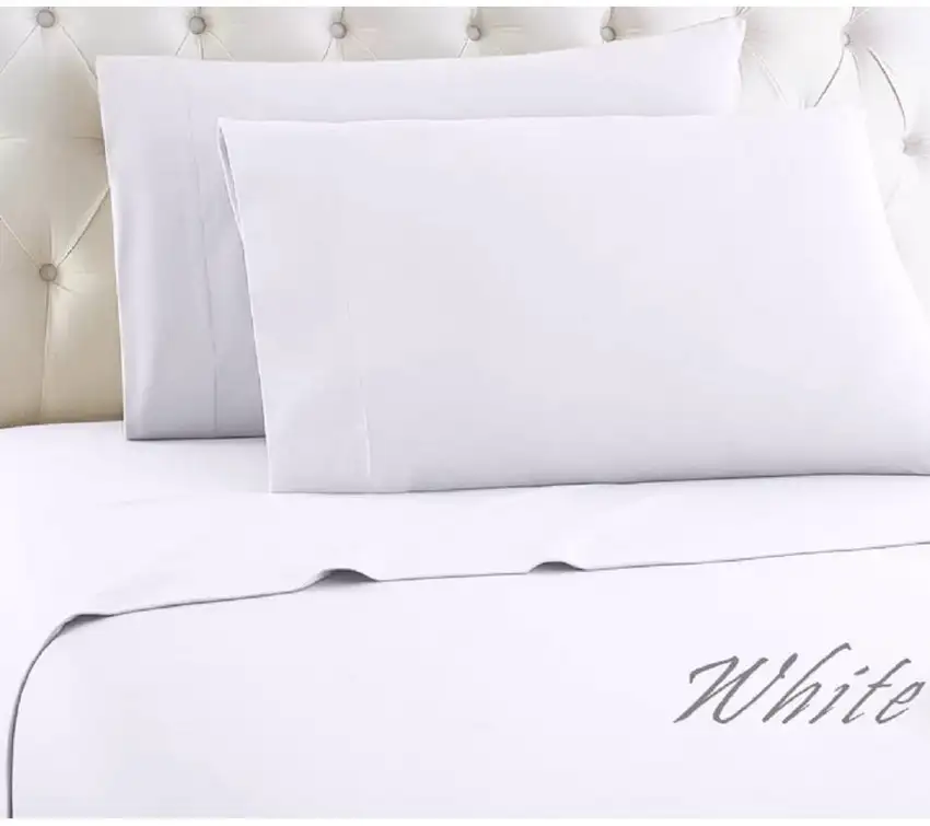 Queen 4-Piece Egyptian 100-Percent Cotton 1000 Thread Count Sheet Set - White Photo 3