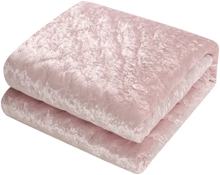Blush Queen Polyester 220 Thread Count Washable Down Comforter Set Photo 5