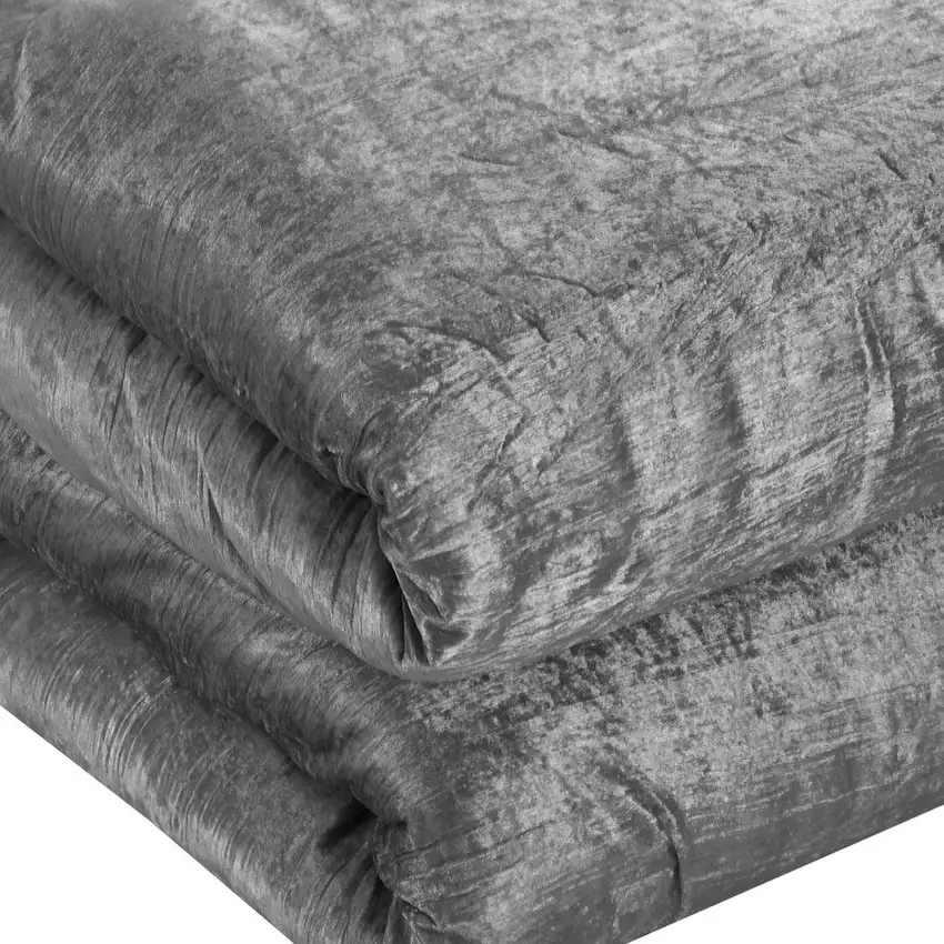 Dark Slate Gray Queen Polyester 180 Thread Count Washable Down Comforter Set Photo 5