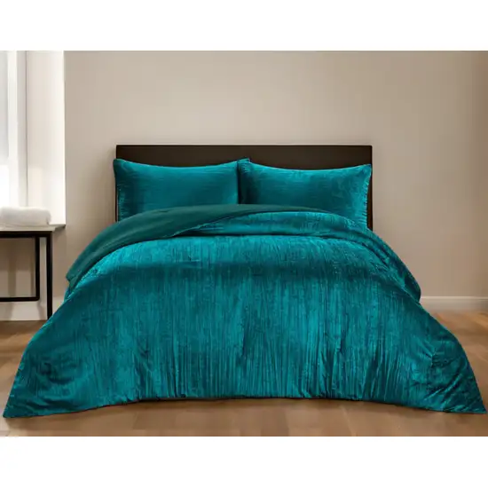 Green Queen Polyester 180 Thread Count Washable Down Comforter Set Photo 1