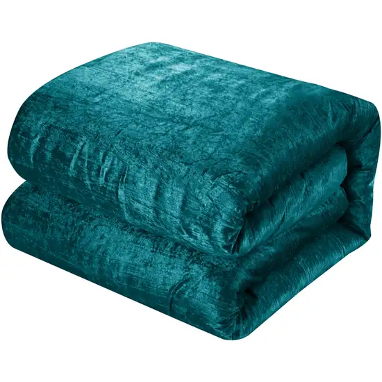 Green Queen Polyester 180 Thread Count Washable Down Comforter Set Photo 5