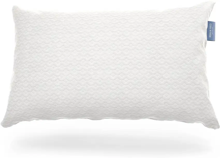 Queen Shredded Memory Foam Pillow with Luxury Soft Cool Bamboo Breathable Cover Photo 1