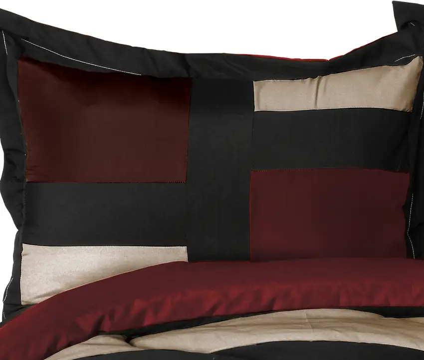 Retro Classic -  Quilted Patchwork Down Alternative Comforter Set (Twin Size) Photo 2