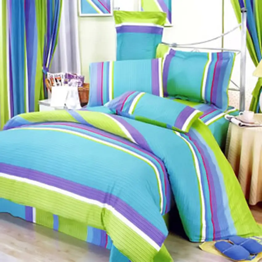 Rhythm of Life -  100% Cotton 4PC Sheet Set (Queen Size) Photo 2