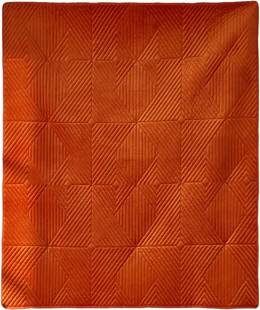 Rio 60 Inch Throw Blanket, Diamond Stitch Quilting, Dutch Velvet Photo 4