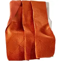 Photo of Rio 60 Inch Throw Blanket, Diamond Stitch Quilting, Dutch Velvet